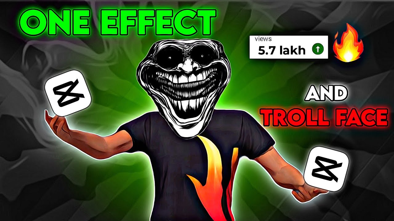 How To Make Troll Face Edit On Capcut рџ ў Youtube