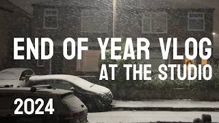 Behind the scenes at the studio - end of year VLOG 2024 - November and December