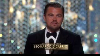Leonardo DiCaprio Wins Best Actor in a Drama at the 2016