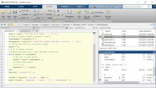 Loading and saving matlab data