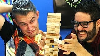 Jenga: The Most Stressful Game Ever?! - SourcefedPLAYS