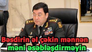 Nəcməddin Sadıkov onu satqın adlandıran generala sərt cavab verdi