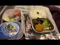 การบินไทยไฟลท์ดึกไปญี่ปุ่น เสริฟอาหารอะไร meals on thai airways narita flight from bangkok tg642