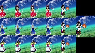 【爆音注意】東方天空璋Lunatic ノーミスノーボムノー解放 全機体まとめ