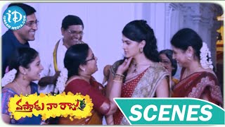 Vastadu Naa Raju Movie Scenes | Tanikella Bharani Family Confuses Tapsee | Vishnu