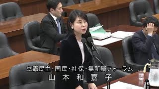 衆議院 2020年02月25日 予算委員会第七分科会 #20 山本和嘉子（立憲民主・国民・社保・無所属フォーラム）