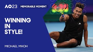 Incredible Match Point | Mmoh Beats Zverev | Australian Open 2023