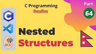 Nested Structures | C Programming Tutorial in Nepali #64