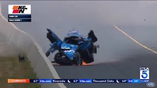 Drag racing legend John Force talks about crash that nearly took his life