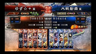 【三国志大戦4】復仇号令vs駿弓【2018/6/12】