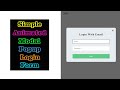 Create A Simple Modal Popup Login Form Using HTML, CSS & JavaScript