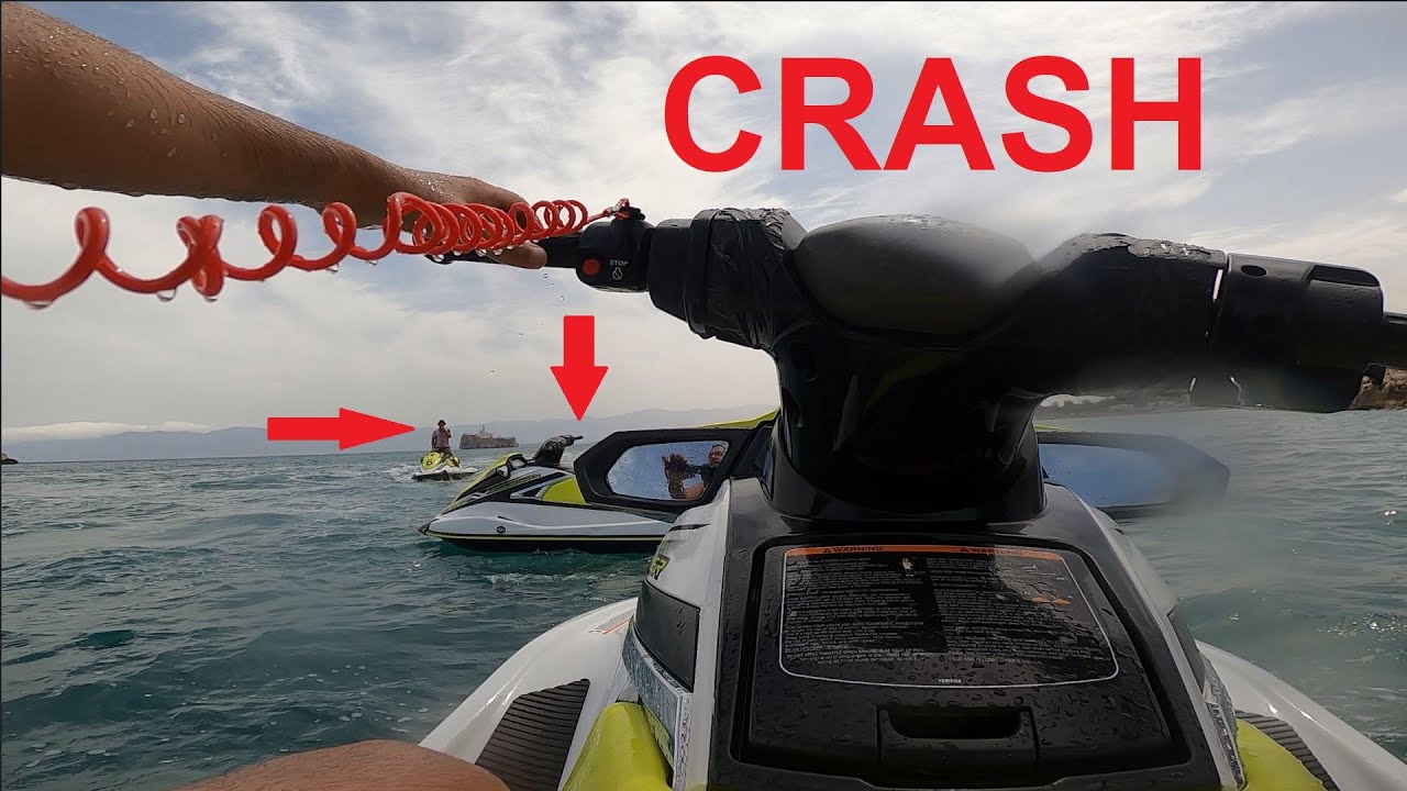 Crash Jet Ski Accident تجربة ركوب الدراجة المائية Youtube