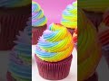 So Yummy rainbow Cupcake l At Home | Asmr satisfying videos | making | decorating |Yummy | shorts