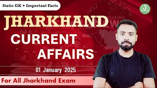 01 January 2025 Jharkhand Current Affairs By Ritesh Sir | Current Affairs for JPSC, JSSC Exam