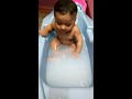 baby taking bath in his bhaiya s bathtub. 6