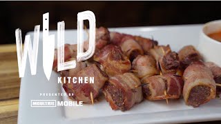 Bacon Wrapped Venison Steak Bites with Cowboy Butter Recipe