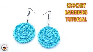 Crochet Seashell Earring Pattern Tutorial | Easy Handmade Jewelry DIY