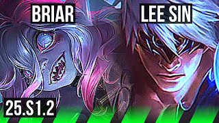 BRIAR vs LEE SIN (JGL) | 900+ games | KR Master | 25.S1.2