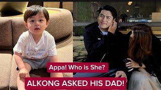 Who is She appa? Baby Alkong full of curiosity he  Asked His dad HYUN BIN!