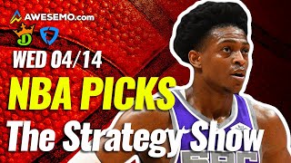 NBA DFS PICKS: DRAFTKINGS & FANDUEL DAILY FANTASY BASKETBALL STRATEGY | TODAY WEDNESDAY APRIL 14