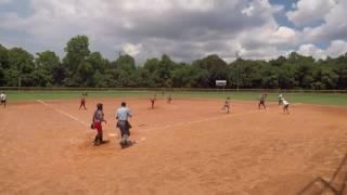 20170715 Emily Hoefer Makes Great Attempt on Infield Hit to 2nd Base