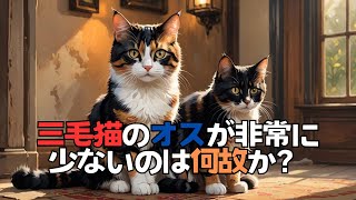 三毛猫のオスが非常に少ないのはなぜか？