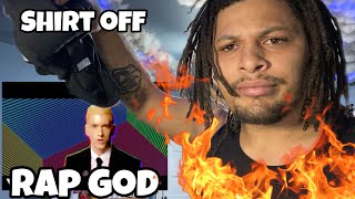DID I WITNESS GOD LOL - Eminem Rap God (REACTION)