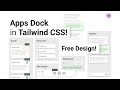 Navigation Dock in Tailwind CSS | HTML #TailwindCSS #HTML #CSS #WebDevelopment