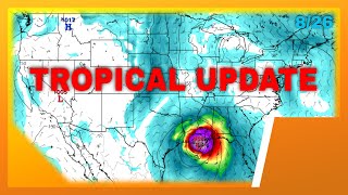 The newest tropical update shows another potential major hurricane - 8/26/22
