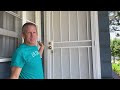 How to install a metal security door into stucco or wood siding