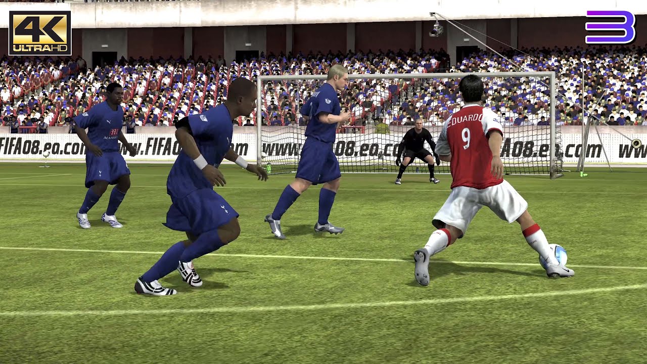 FIFA 08 - PS3 Gameplay 4K 2160p (RPCS3) - YouTube