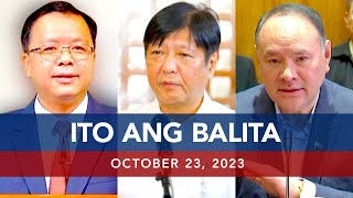 UNTV: Ito Ang Balita | October 23, 2023