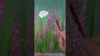 “How to Paint a Wildflower Garden” 🌻🌸🌼 full acrylic painting tutorial on my YouTube channel! #art