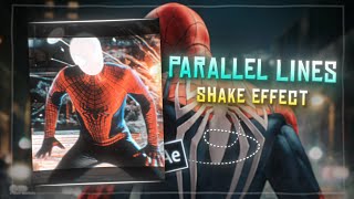 Smooth Parallel Lines Shake effect tutorial on after effect✨