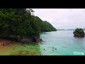 experience harip white sand beach in 4k ultra hd aerial shot hinatuan surigao del sur philippines