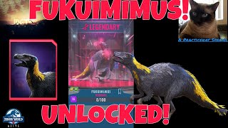 FUKUIMIMUS UNLOCKED! (Jurassic World Alive 2.13)