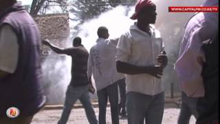 Gunshots, teargas on Limuru Rd as City Park Market traders protest