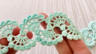 SUPER EASY Very Nice Crochet Interim Lace Pattern