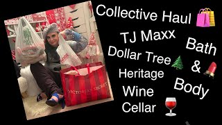 Collective Haul #tjmaxx #victoriasecret #dollartree #bathandbodyworks #heritagewinecellar