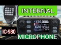 HIROYASU  IC-980 Pro - Internal Mocrophone Set Up & Test