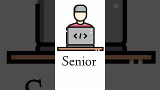 The difference between Senior and Junior developer #programming #senior #junior #coding