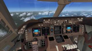 Pouso por ILS no Galeao - 747-400 - FSX