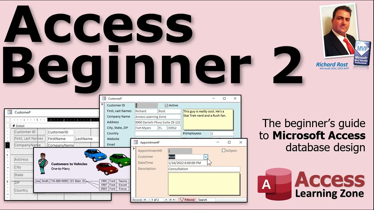 NEW: Microsoft Access Beginner Level 2 Video Tutorial Course - Newly Re ...