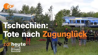 Zugunglück in Tschechien: So läuft die Suche nach der Ursache | ZDFheute live