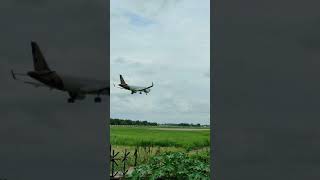 best  aeroplane landing | vistara flight | aeroplane view