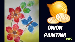 Onion Painting  /  How to Draw Onion Painting  /   #45