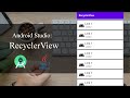 RecyclerView + CardView - Part 1 - LAYOUTS AND CUSTOM OBJECTS - Android Studio Tutorial