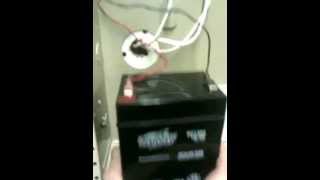 How to replace battery in Honeywell security system