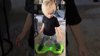 Jakie Jake is riding a hover board! #hoverboard #ninjakids