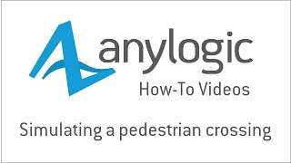 How to simulate a pedestrian crossing